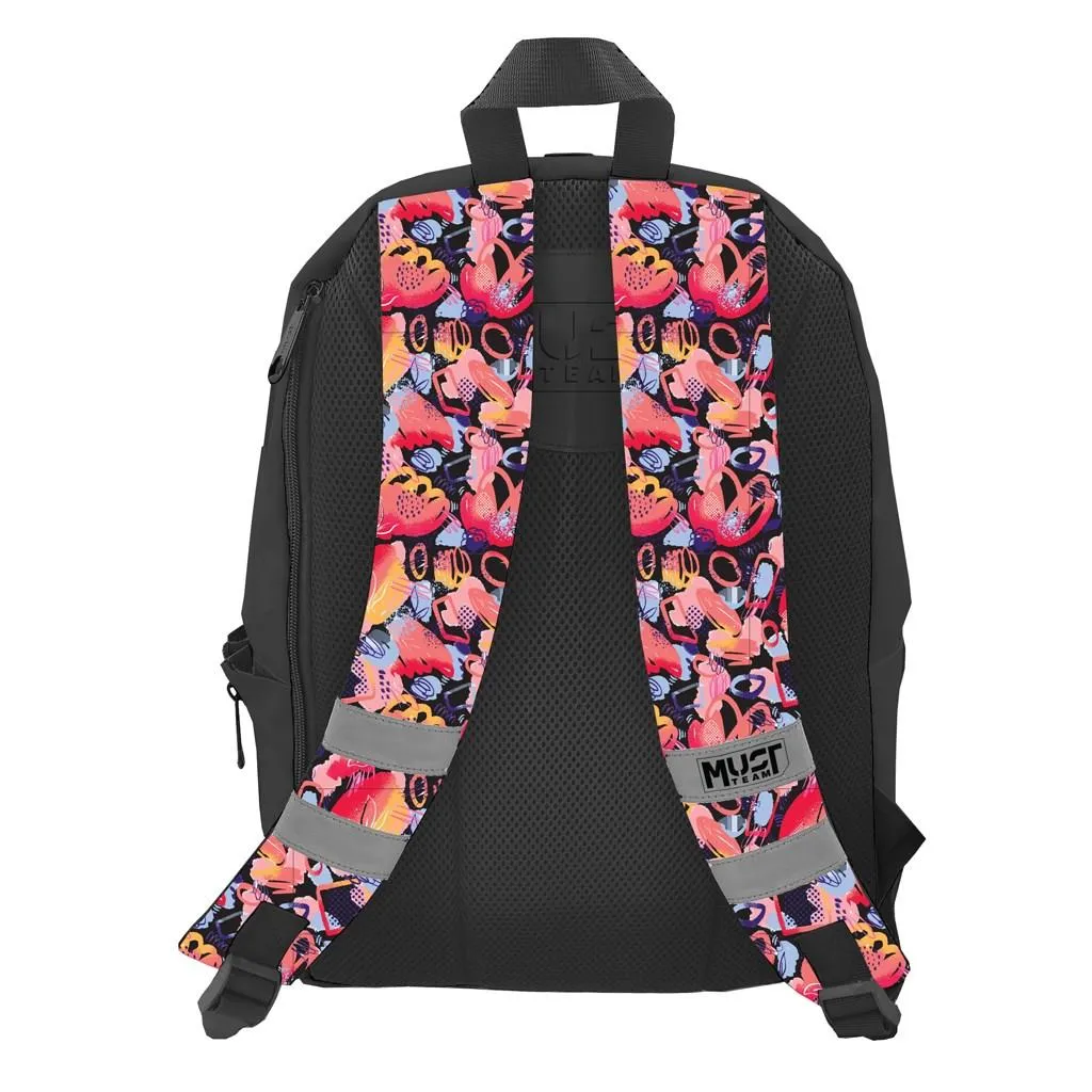 SAC A DOS MUST NOIR FLORAL