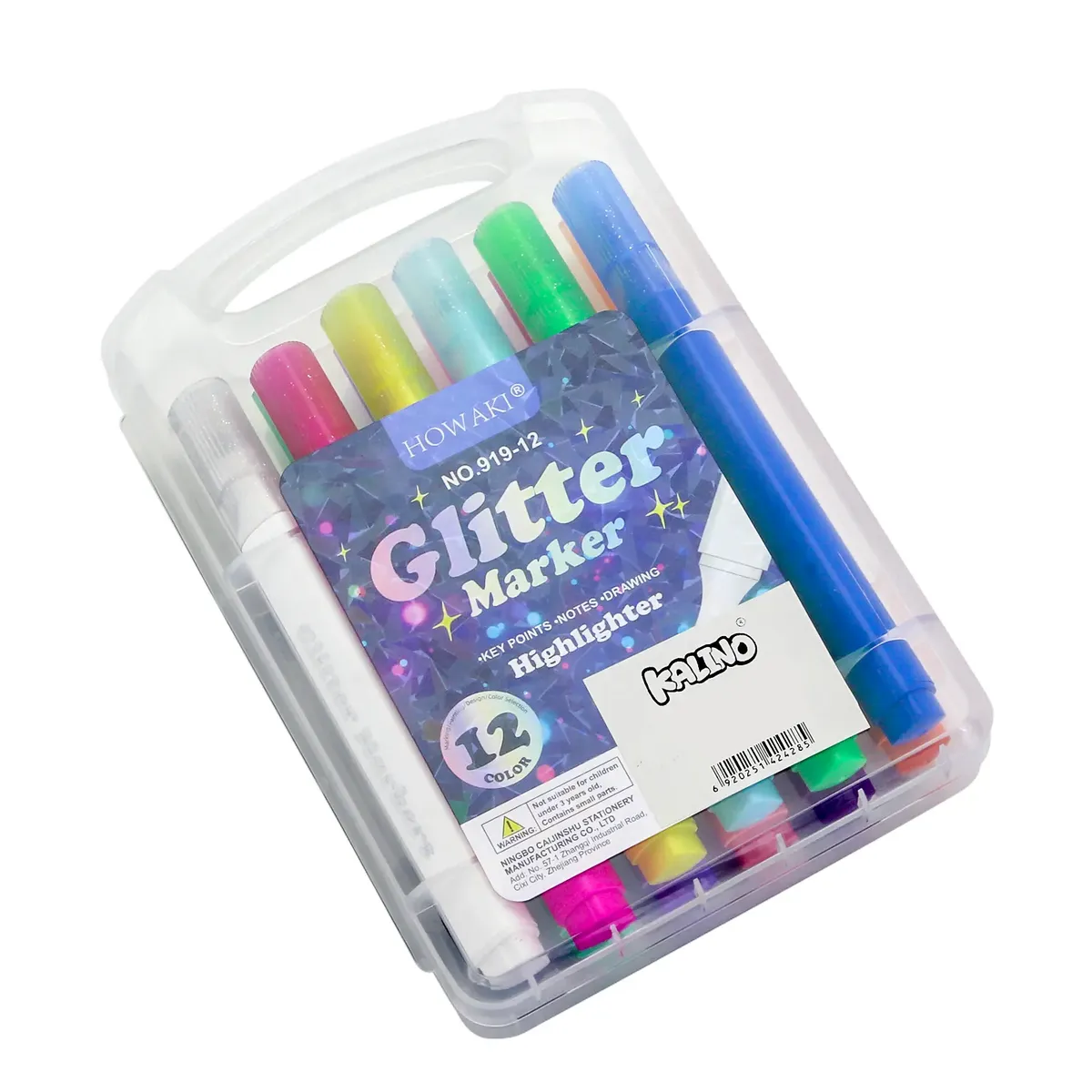 glitter marker 12 color