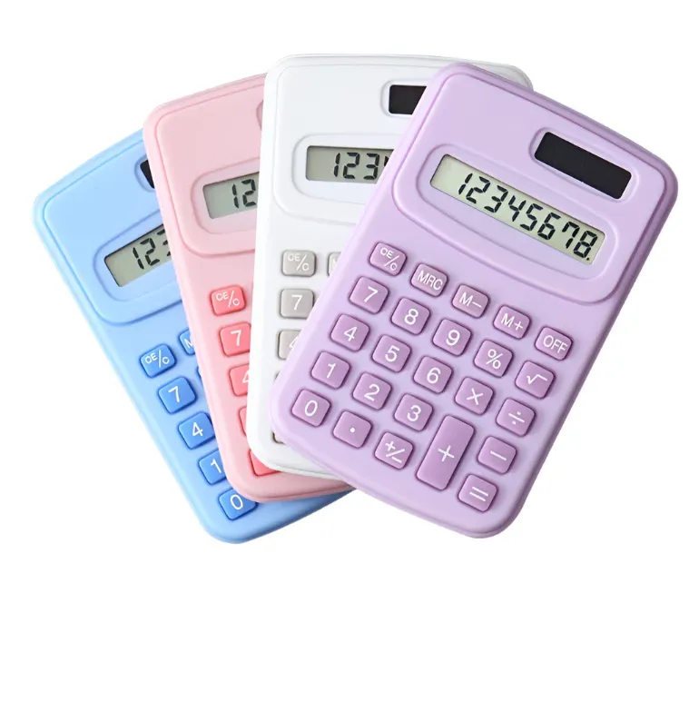Mini calculatrice KC-888 – Design coloré et pratique