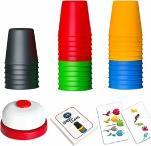 Jeu de cartes Vitesse – Tasses Trompette & Tasses Grandes