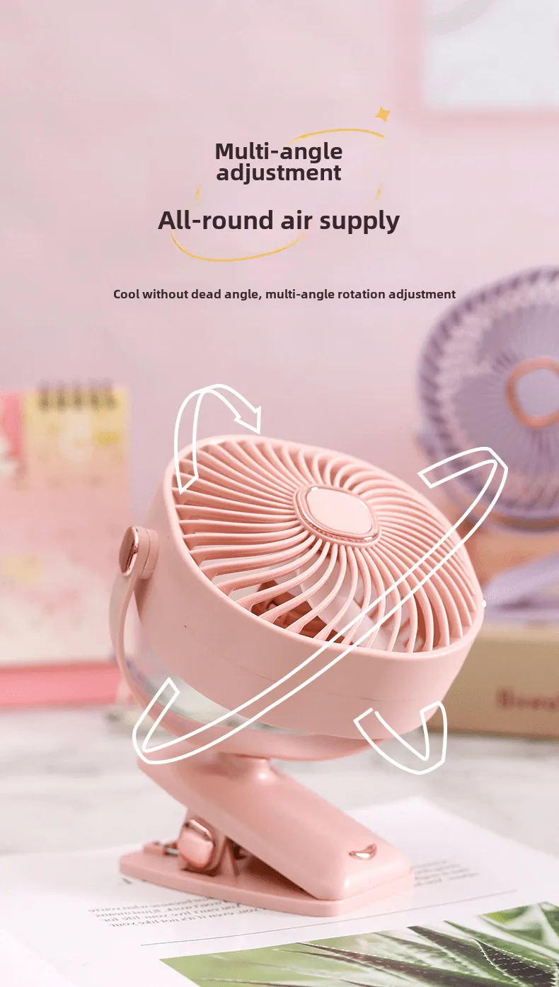Ventilateur à pince - Ventilateur rechargeable