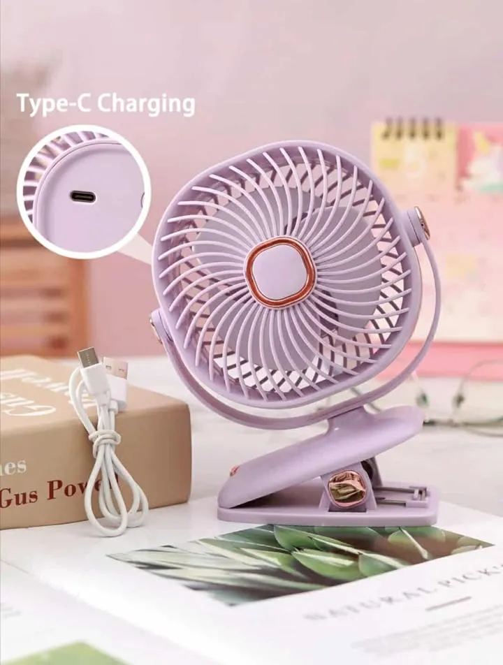 Ventilateur à pince - Ventilateur rechargeable