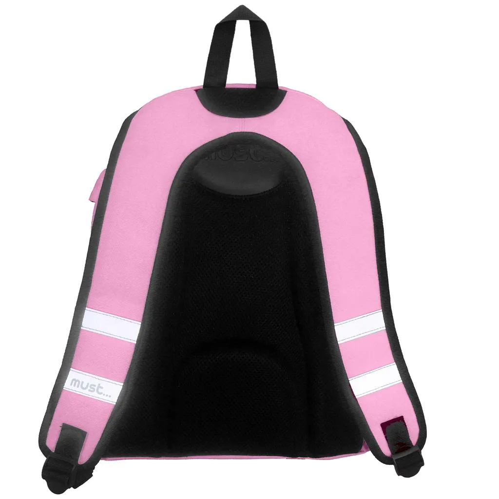 SAC A DOS MUST 2 POCH ROSE PASTEL