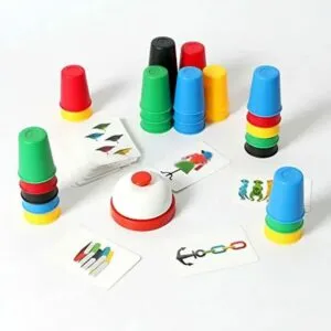 Jeu de cartes Vitesse – Tasses Trompette & Tasses Grandes