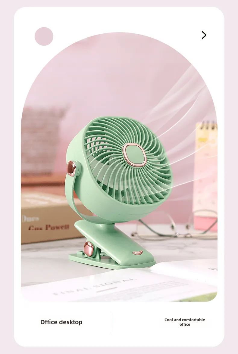 Ventilateur à pince - Ventilateur rechargeable