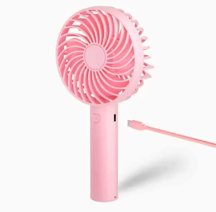 Ventilateur de poche avec support de téléphone portable