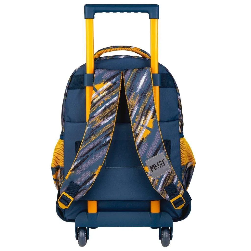 Sac à dos d'école à roulettes Must Team Pole Position 3 cases