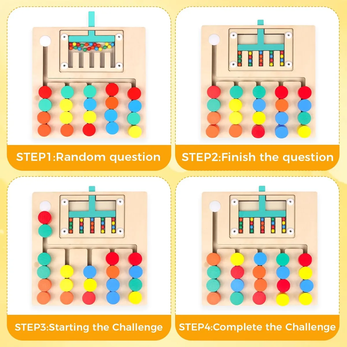 Jouets Montessori pour enfants de 3 ans : mobile 5 color