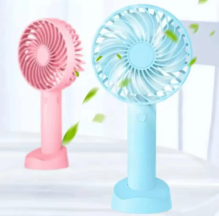 Ventilateur de poche avec support de téléphone portable