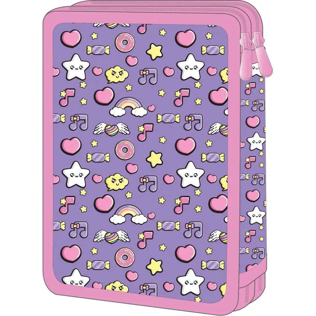 Trousse scolaire à double remplissage Must Team So Cute
