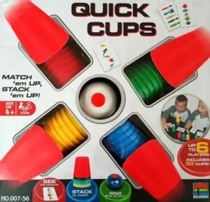 Jeu de cartes Vitesse – Tasses Trompette & Tasses Grandes