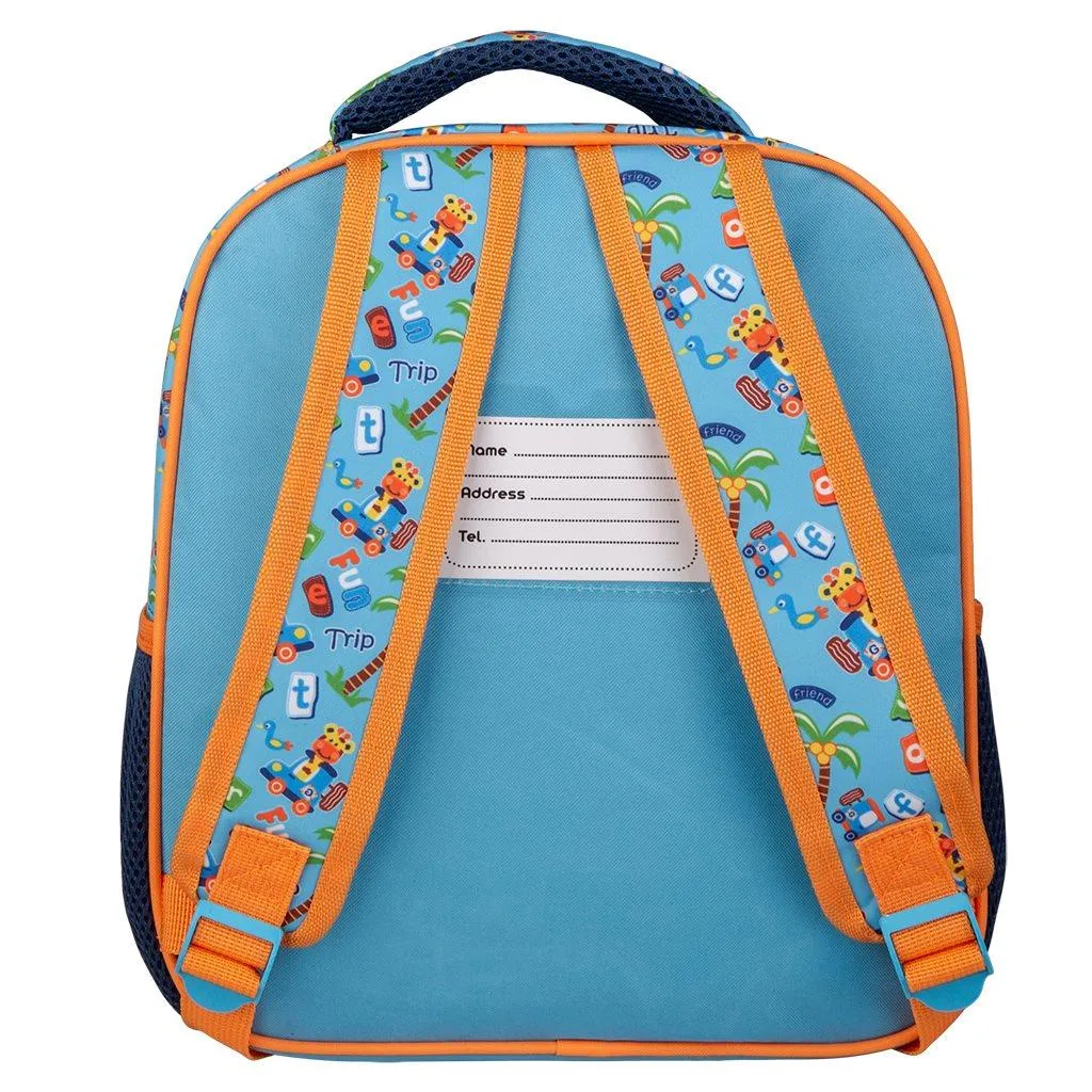 Sac à dos d'école maternelle indispensable, équipe Girafe Trip, 2 compartiments