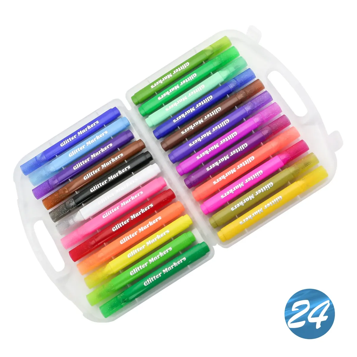 glitter marker 24 color