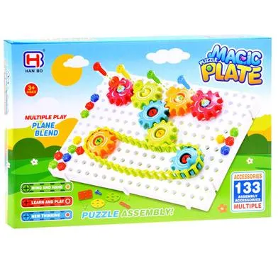 MAGIC PUZLLE PLATE, 133PCS