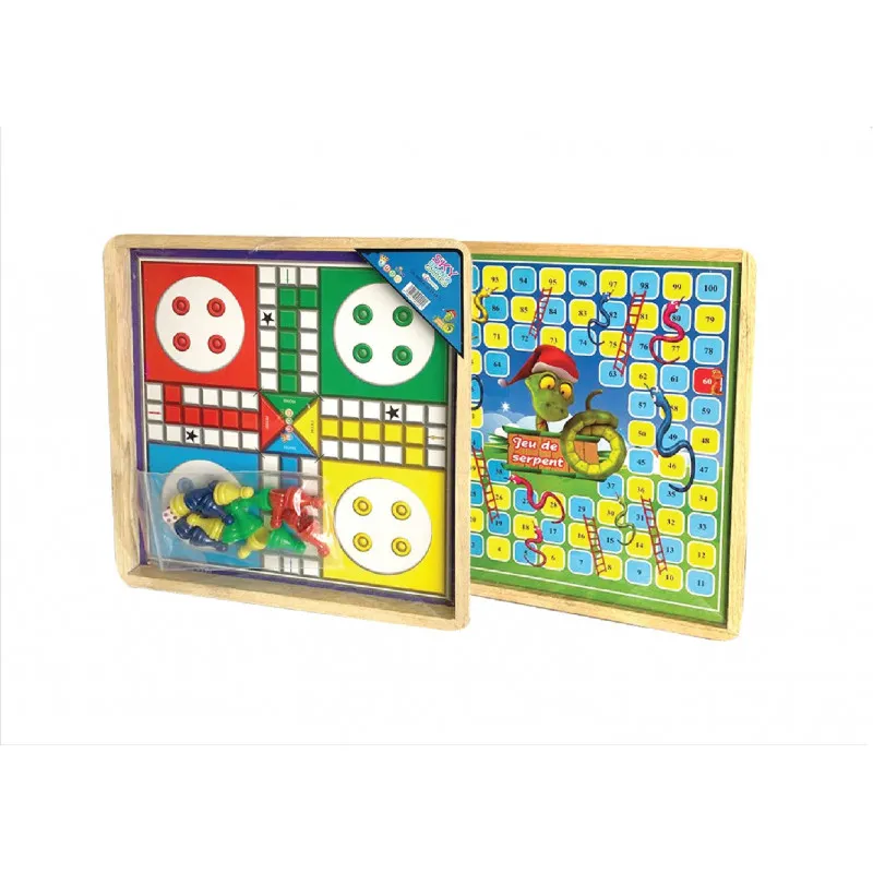 JEU DE LUDO AVEC JEU DE SERPENT