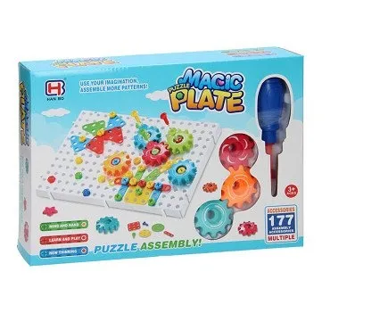 MAGIC PUZZLE PLATE, 177pcs