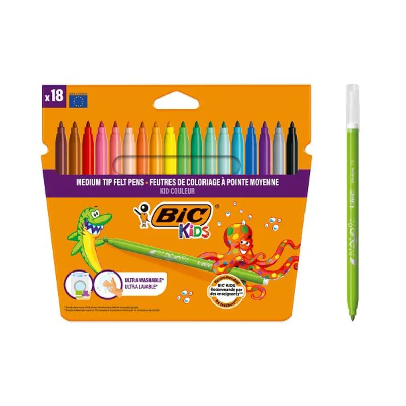 FEUTRE BIC 18 COULEYR