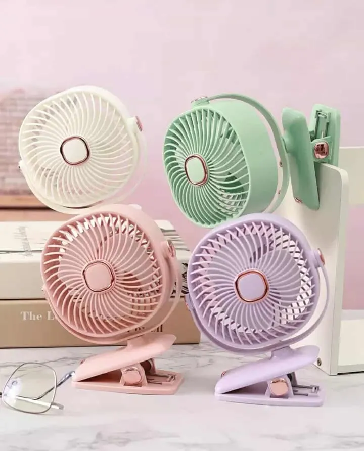 Ventilateur à pince - Ventilateur rechargeable