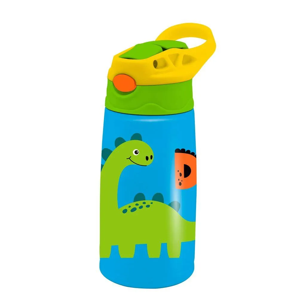 Bouteille isotherme en acier inoxydable Must Team pour enfants 400 ml avec paille 4 modèles