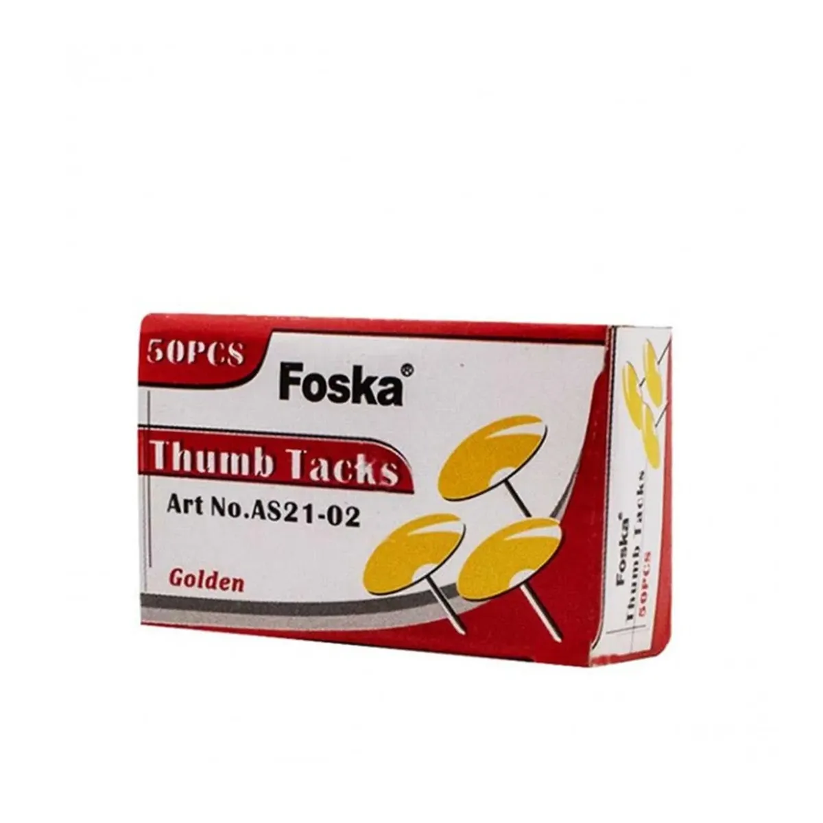 Boite de 50 Punaises Dorées FOSKA