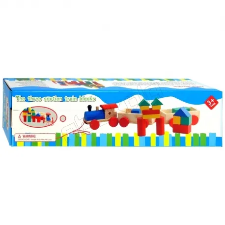 THE THREE SECTION TRAIN BLOCKS