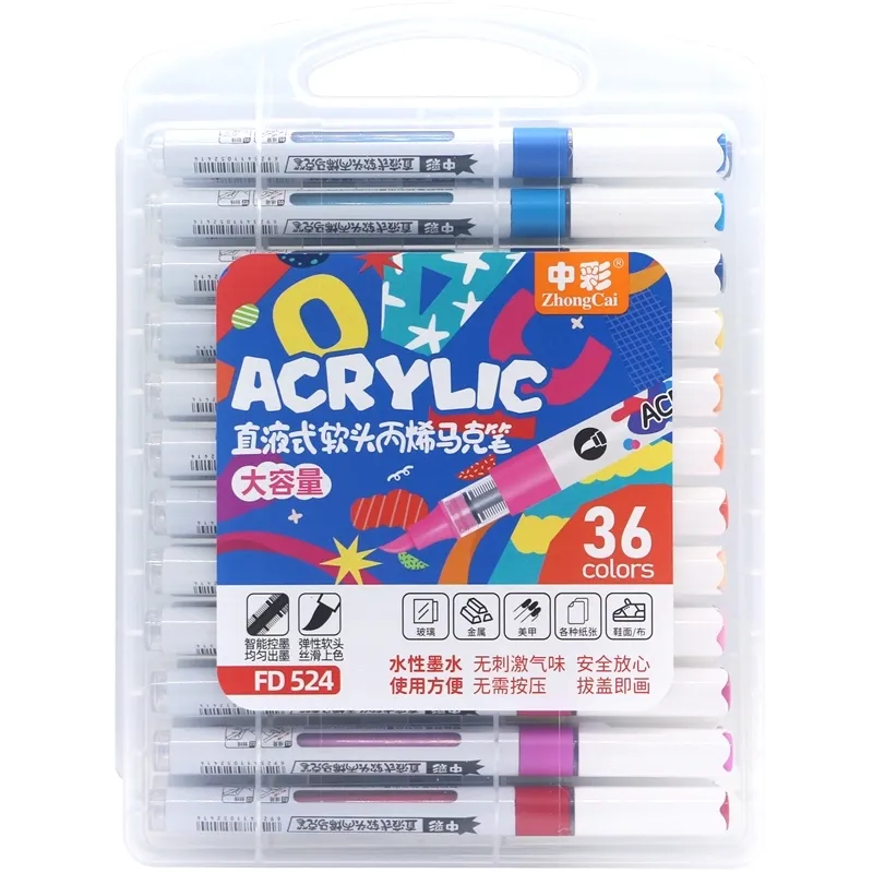ACRYLIC ZHONGCAI 36 COLORS